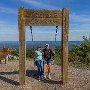 Almost Heaven Swing at the Cacapon State Park Overlook