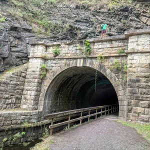 Entrance to the tunnel