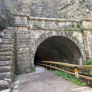The end of the Paw Paw Tunnel